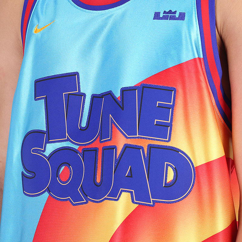 мужская разноцветная майка Nike LeBron x Space Jam: A New Legacy `Tune Squad` Jersey DJ3864-434 - цена, описание, фото 2